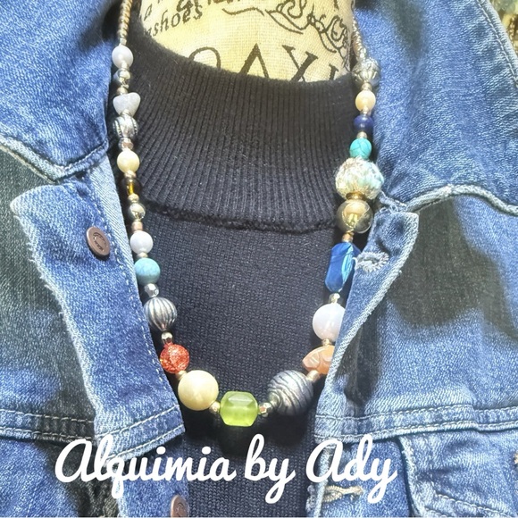 Alquimia Multicolor gemstones Beaded Necklace